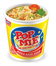 Load image into Gallery viewer, 18 Cup X Pop Mie Chicken Curry Flavour Instant Cup Noodles Indomie 60 g -اندومي

