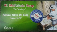 Load image into Gallery viewer, 3X Bars ALMuftahin + 3X Al Jamal Palestine Soaps Olive Oil Pure Natural 100%
