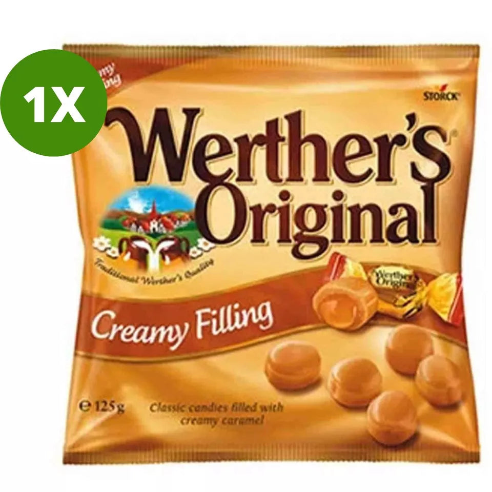 1 Pack X Storck Werther’S Original Creamy Filling Candies 125 Gram