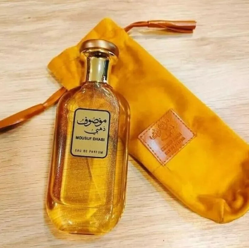 MOUSUF DHABI EDP PERFUME 🏅 100 ML 3.4FL.OZ UAE ORIGINAL NEW عطر موصوف ذهبي