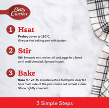 Load image into Gallery viewer, Betty Crocker Chocolate Chunk Fudge Brownie Mix Rich Taste &amp;No Artificial Colors
