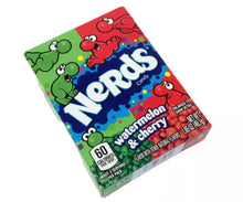 Load image into Gallery viewer, 3 Pack X Nerds Candy - Watermelon and Cherry Natural Flavor - 1.65 oz box
