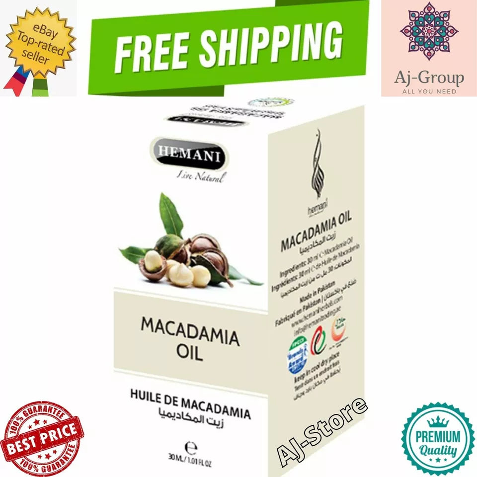 5X Hemani Macadamia Oil For Heart Health 30ml