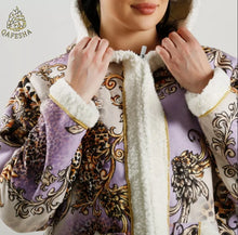 Load image into Gallery viewer, Woman&#39;s Farwa Bisht Coat Protect From Cold Long Jacket 2 فروة موديل تركي
