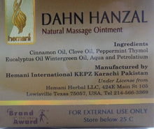 Load image into Gallery viewer, Hemani Dahn Hanzal Natural Massage Ointment 50ml Pain Relief Cream Muscle Joints
