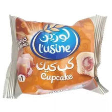 Load image into Gallery viewer, 18 Pieces X Lusine Cupcake Caramel Flavor Cake (30 Gram) لوزين كب كيك بالكراميل
