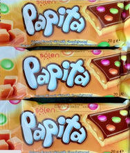 Load image into Gallery viewer, 12 X Solen Papita Milk Chocolate Caramel Coated Biscuit with Dragee Candies(33g)
