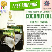 Load image into Gallery viewer, 2X Hemani Coconut Oil 100% Sri Lankan (400ml) For Hair Care زيت جوز الهند

