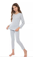 Load image into Gallery viewer, Girl&#39;s Thermal Underwear Sets Top &amp; Long Johns Made in Turkey -100% Cotton
