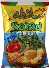 Load image into Gallery viewer, 50 Pack X Salad Chips Oman Hot and Sour flavor Potato Chips (15g) بطاطس سلاطه
