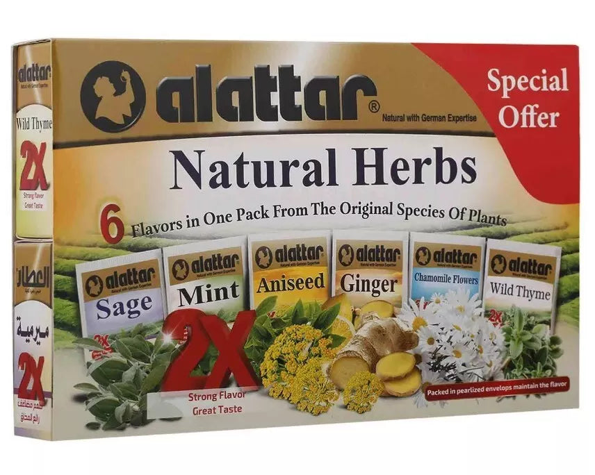 Al Attar Natural Herbs Six In One (24 Bag) العطار أعشاب طبيعية