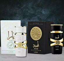 Load image into Gallery viewer, Lattafa Perfumes Asad &amp; Yara Moi EDP-100ml(3.4 oz) | Scents of Helio ORIGINAL 🥇
