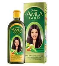 Load image into Gallery viewer, Dabur Amla Gold For Dry &amp; Damaged Hair oil For Long, Soft &amp; Strong Hair 300ml
