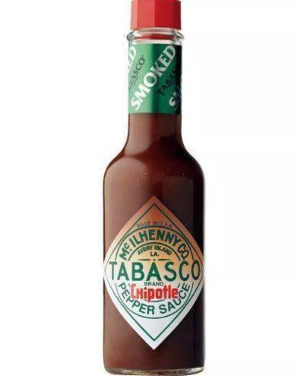 1 Pack X Tabasco Chipotle - Smoked Flavor Hot Sauce Halal (60ml)