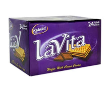 Load image into Gallery viewer, 24 Pieces X Katakit Lavita Wafer Cocoa (22 Gram) بسكويت لافيتا
