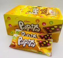 Load image into Gallery viewer, 12 X Solen Papita Milk Chocolate Caramel Coated Biscuit with Dragee Candies(33g)

