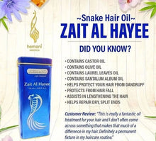 Load image into Gallery viewer, 2X HEMANI SNAKE OIL Hair Care ZAIT AL HAYEE 250ml with FREE Soap زيت الحية
